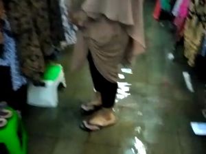 Hujan Lebat Guyur Yogya, Pasar Beringharjo Tergenang Hujan Lebat Guyur Yogya, Pasar Beringharjo Tergenang