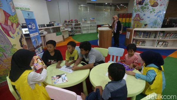 Perpusnas yang Ramah Anak dan Penuh Warna