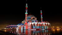 Terpesona Indahnya Festival Cahaya Sharjah di Uni Emirat Arab