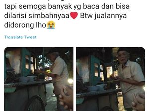 Inspiratif! Kakek 86 Tahun di Solo Masih Semangat Jual Bakso Keliling