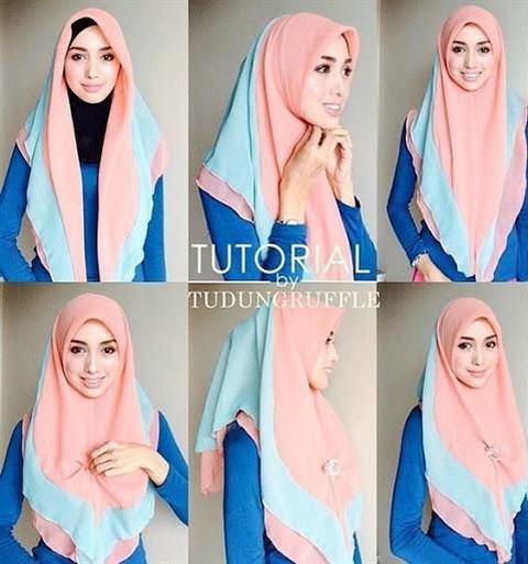 Hijab Segi Empat Simple Untuk Wajah Bulat Tutorial Hijab Segi Empat Simple Untuk Wajah Bulat