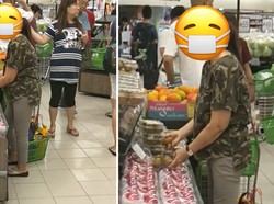 Terulang Lagi, Pengunjung Supermarket Meremas Buah Kiwi