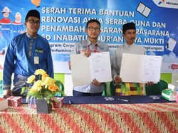Dukung Generasi Berakhlak Mulia, Pertamina Renovasi SD Inabatul Quran