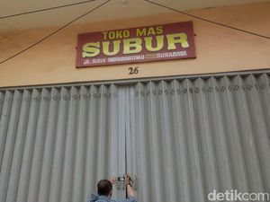 2 Perampok Toko Emas di Surabaya Bawa Celurit dan Pistol