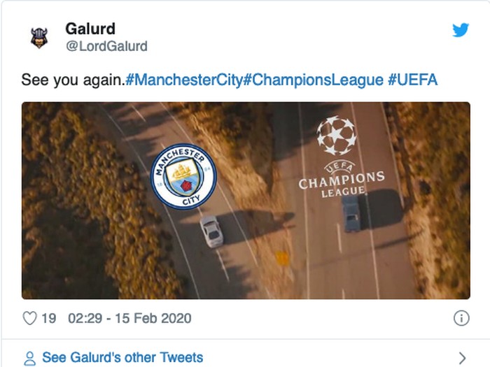 Sanksi Manchester City oleh UEFA memunculkan ragam meme
