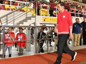 Ditemani Jan Ethes dan Iriana, Jokowi Resmikan Stadion Manahan Solo