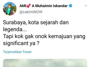 Cak Imin yang Lihat Surabaya dari Ketinggian Disarankan Masuk Kampung