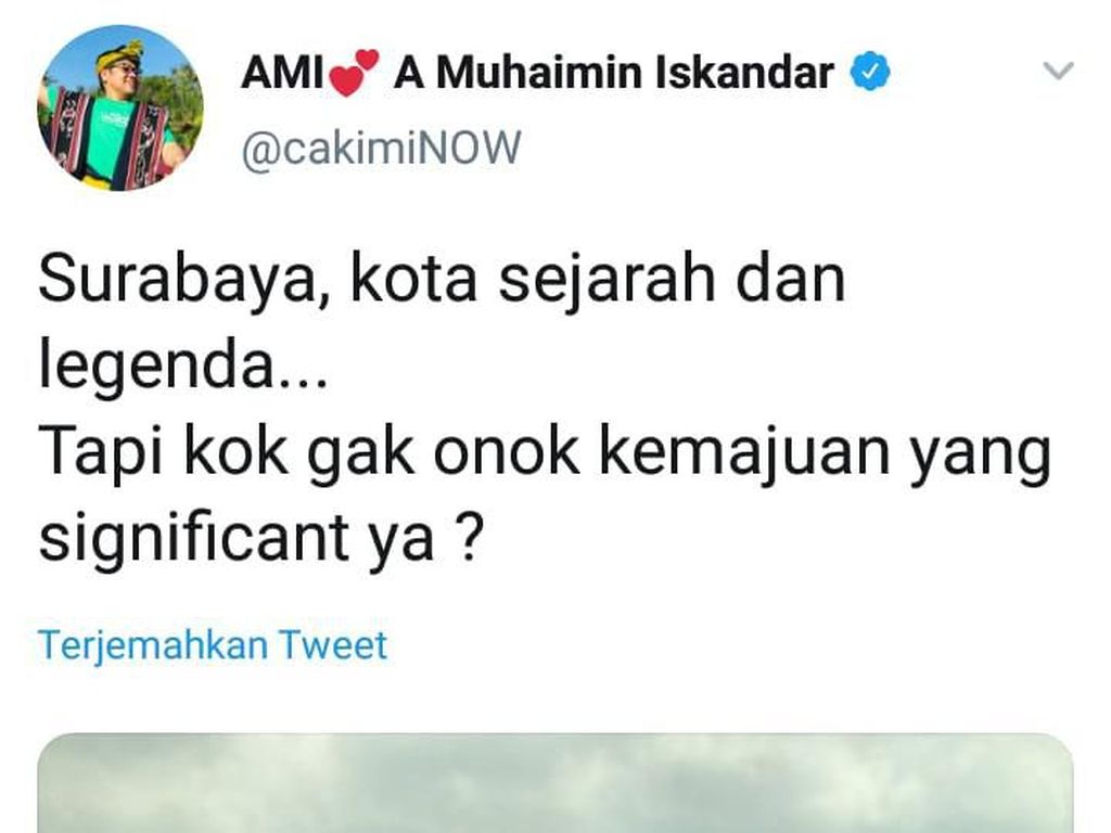 Cak Imin yang Lihat Surabaya dari Ketinggian Disarankan Masuk Kampung Cak Imin yang Lihat Surabaya dari Ketinggian Disarankan Masuk Kampung
