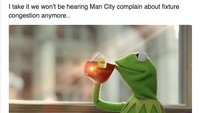 Sindiran nih, City kini tak perlu lagi mengeluhkan jadwal padat. (Foto: internet/Twitter)