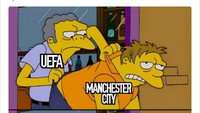 City dilempar UEFA dari kompetisi antarklub Eropa. (Foto: internet/Twitter)