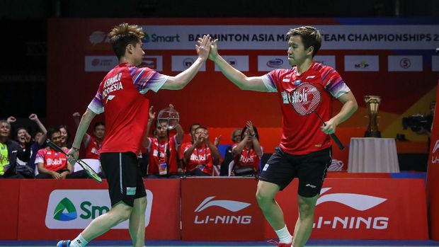 Kevin Sanjaya Sukamuljo/Marcus Fernaldi Gideon.