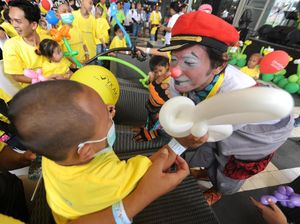Menengok Perayaan Hari Kanker Anak di Jakarta hingga Medan
