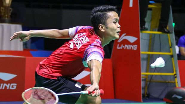 Anthony Ginting berikan poin pertama untuk Indonesia di final BATC 2020.