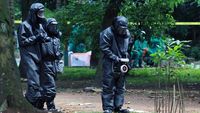 Petugas Gabungan Bersihkan Sisa Radioaktif di Batan Indah