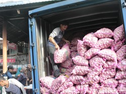 8 Ton Bawang Putih Murah Dijual di Pasar Kosambi Bandung