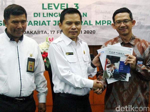 Setjen MPR Raih Maturitas SPIP Level 3