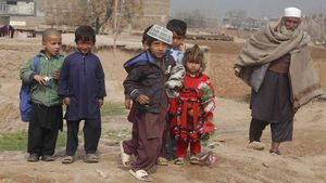Potret Kehidupan Anak-anak Pengungsi Afghanistan