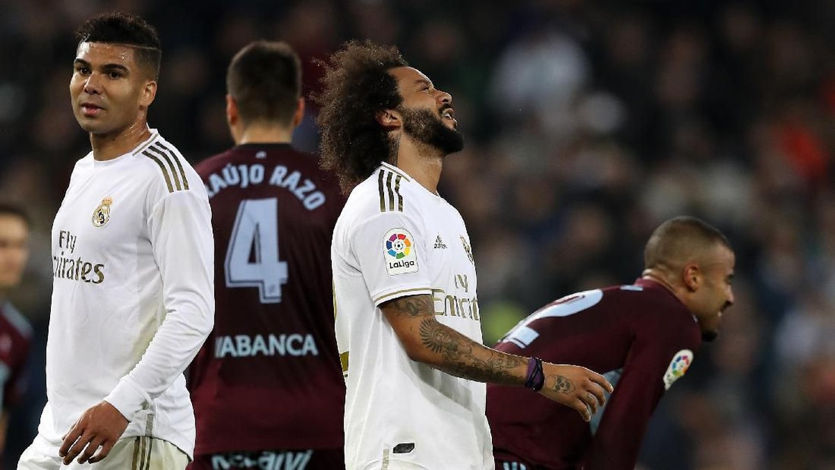 Real Madrid diimbangi Celta Vigo 2-2 di lanjutan Liga Spanyol (Foto: Angel Martinez/Getty Images)