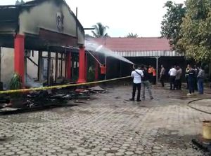 Polres Ogan Ilir Terbakar, 3 Gedung Utama Hangus