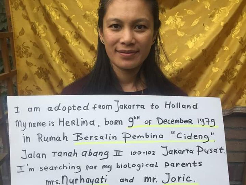 Tolong! Diadopsi ke Belanda, Herlina Cari Orang Tua Kandung di Jakarta