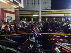 300 Motor Balap Liar di Benteng Somba Opu Makassar Terjaring Polisi