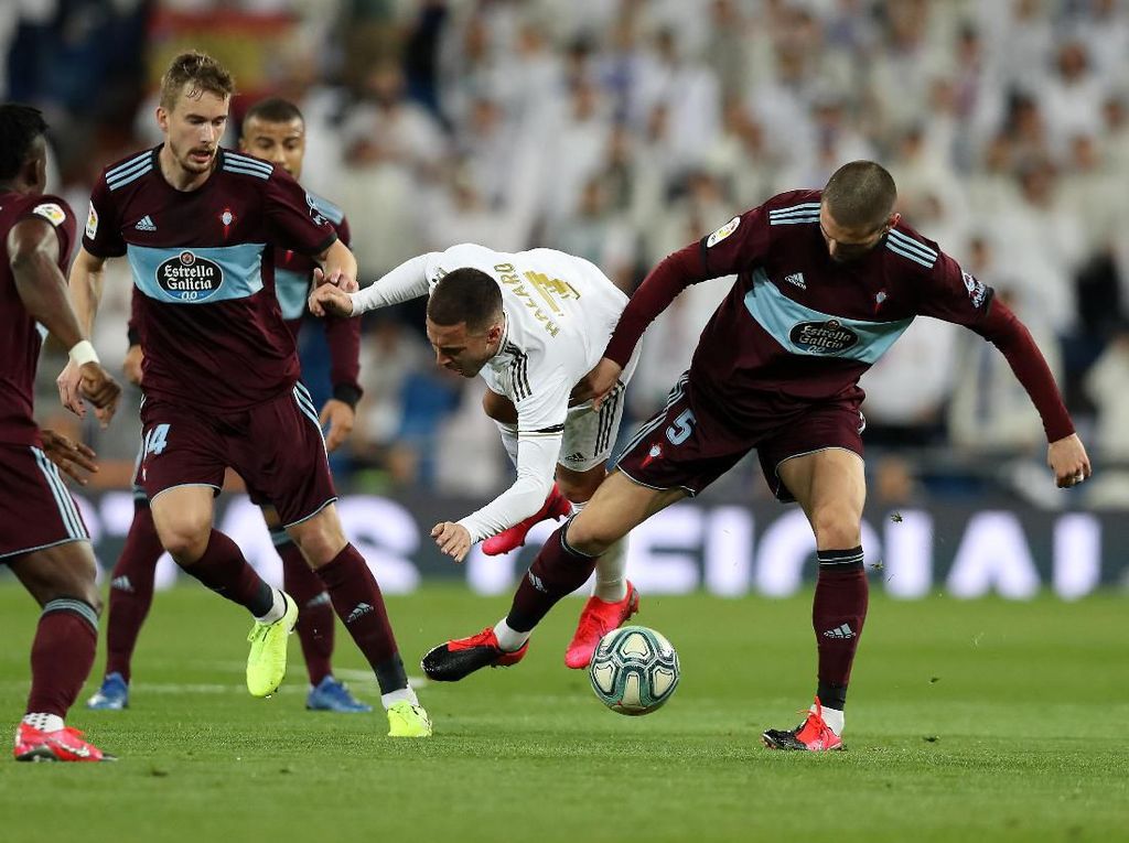 Real Madrid Vs Celta Vigo: Imbang 2-2, Los Blancos Dipepet Barcelona
