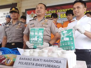 Polisi Banyuwangi Kembali Tangkap Pengedar Narkoba Senilai Rp 70 Juta