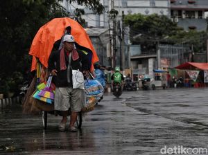 BMKG: Jakarta dan Sekitarnya Diprediksi Hujan hingga Siang