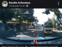 Truk Berpelat Merah yang Dihadang Pemobil Santuy di Klaten Terlacak!