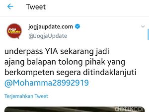 Heboh Video Balapan Dua Mobil di Underpass Bandara Kulon Progo Heboh Video Balapan Dua Mobil di Underpass Bandara Kulon Progo