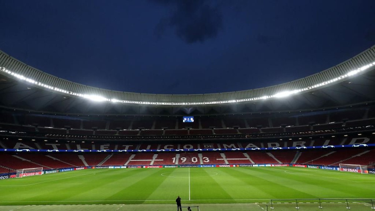 Stadion Metropolitano markas Atletico Madrid. (Foto: Angel Martinez)