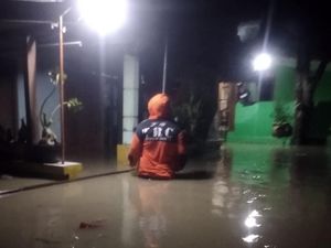 Luapan Sungai Rendam Ratusan Rumah di Blora hingga 1 Meter