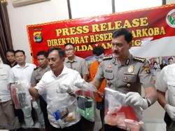 Polda Lampung Tangkap Bandar Sabu, Sabu Senilai Rp 1 Miliar Disita