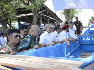 KKP-SKK Migas Beri Bantuan Kapal Ikan untuk Nelayan Donggala