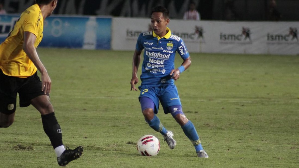 Aksi Beckham Putra Nugraha untuk Persib Bandung. (Foto: dok. Persib)