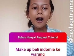 Anak SD Viral Bikin Tutorial Makeup ke Warung, Ini Kisahnya Hadapi Bullying