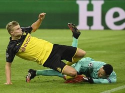 Haaland Dua Gol, Dortmund Tundukkan PSG 2-1
