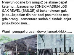 Polisi Selidiki Dugaan Pembakaran Basecamp Bonek di Kota Madiun yang Viral