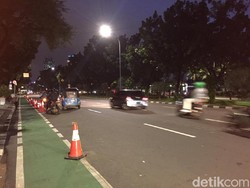 Massa Demo Anies di Balai Kota Bubar, Lalu Lintas Lancar