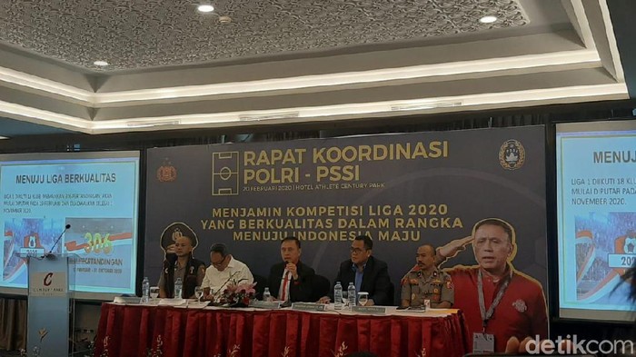 Rakor PSSI dengan Polri membahas Liga 1 2020