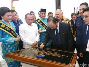 Surya Paloh Resmikan Gedung Baru NasDem di Medan, Gubsu: Jadi Sarang Baru