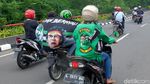 Ragam Aksi Bonek Demi Bajul Ijo