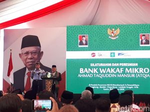 Resmikan Bank Wakaf Mikro, Maruf Harap Ponpes Tak Hanya Lahirkan Kiai Resmikan Bank Wakaf Mikro, Maruf Harap Ponpes Tak Hanya Lahirkan Kiai