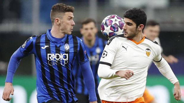 Atalanta saat mengalahkan Valencia 4-1. (