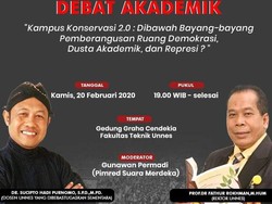 Muncul Poster Debat Dosen Diskors Hina Jokowi Vs Rektor Unnes Malam Ini