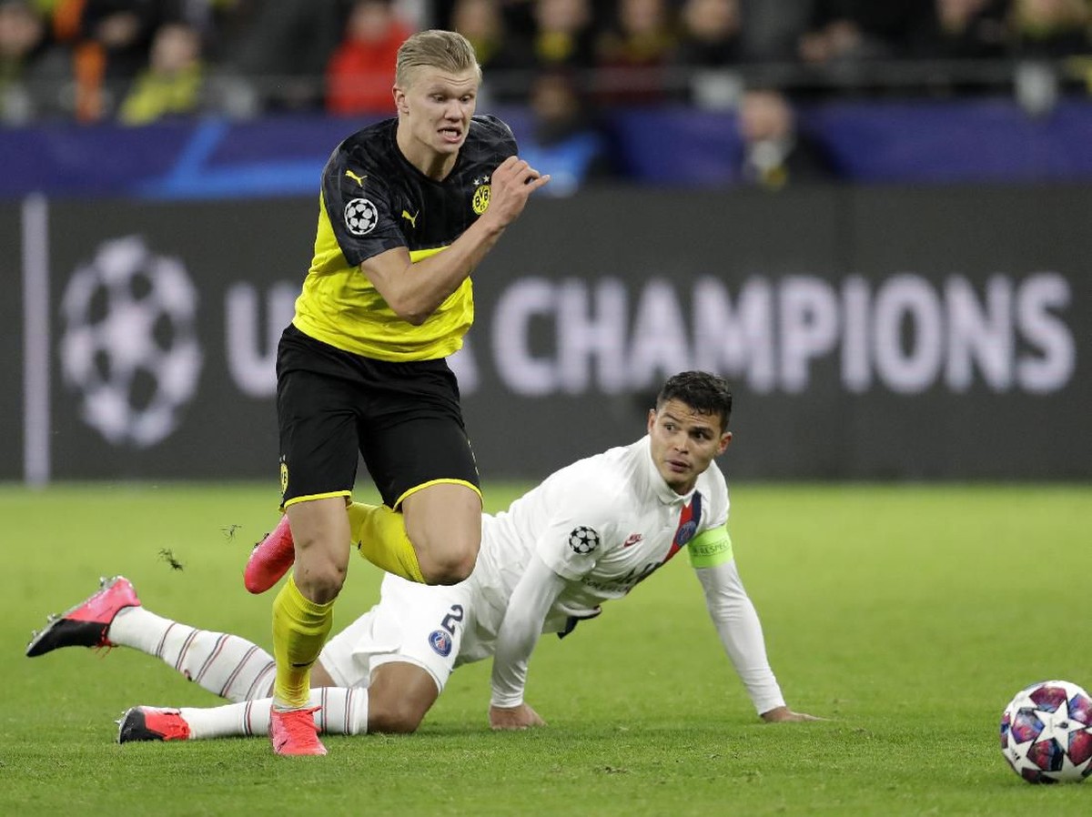 Striker Borussia Dortmund, Erling Braut Haaland. (Foto: Michael Probst/AP Photo)