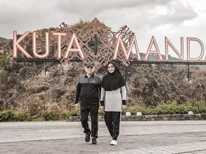 Saat Wapres Maruf Berolahraga di Mandalika Lombok