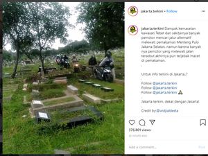 Viral Pemotor Terobos Kuburan, Disumpahi Netizen Kesurupan sampai Dicegat Malaikat