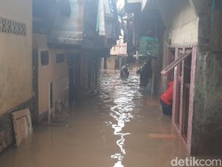 Kebon Pala Jaktim Banjir, Ketinggian Air Sampai 1,5 Meter