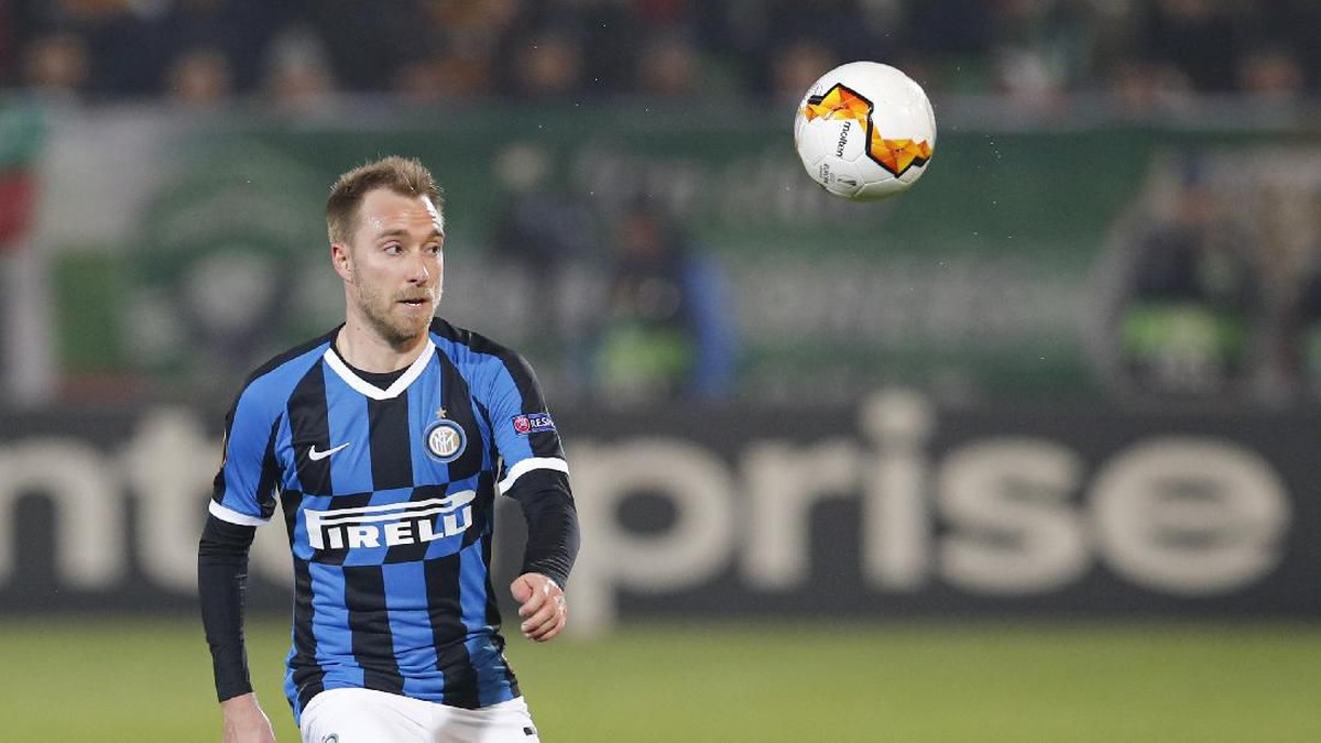 Christian Eriksen tampil cemerlang untuk menginspirasi Inter Milan mengalahkan Ludogorets 2-0. (Foto: Vadim Ghirda / AP Photo)